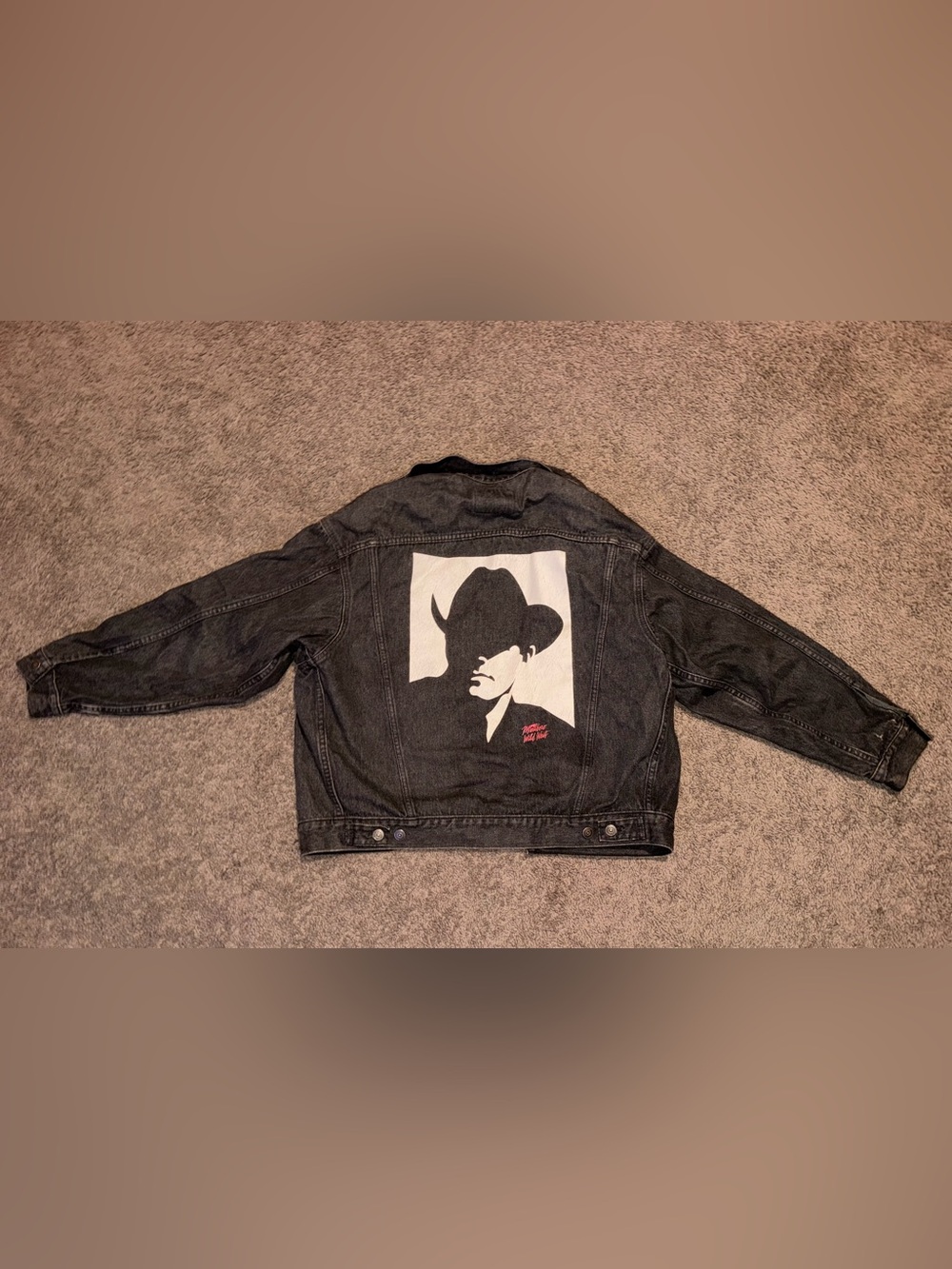 Vintage Marlboro Wild West Black Denim Jacket
Graphic Size Medium